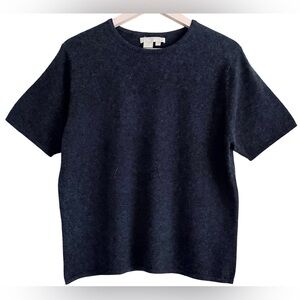 STUDIO 121 100% Cashmere Preppy Lightweight Minimalist Pullover Sweater Size L